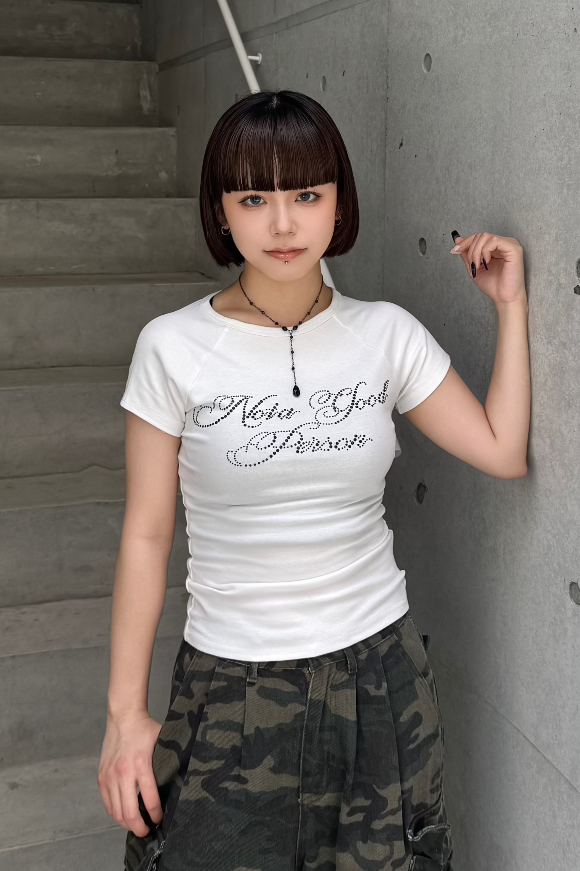 Edge letter Tshirt KSG20862
