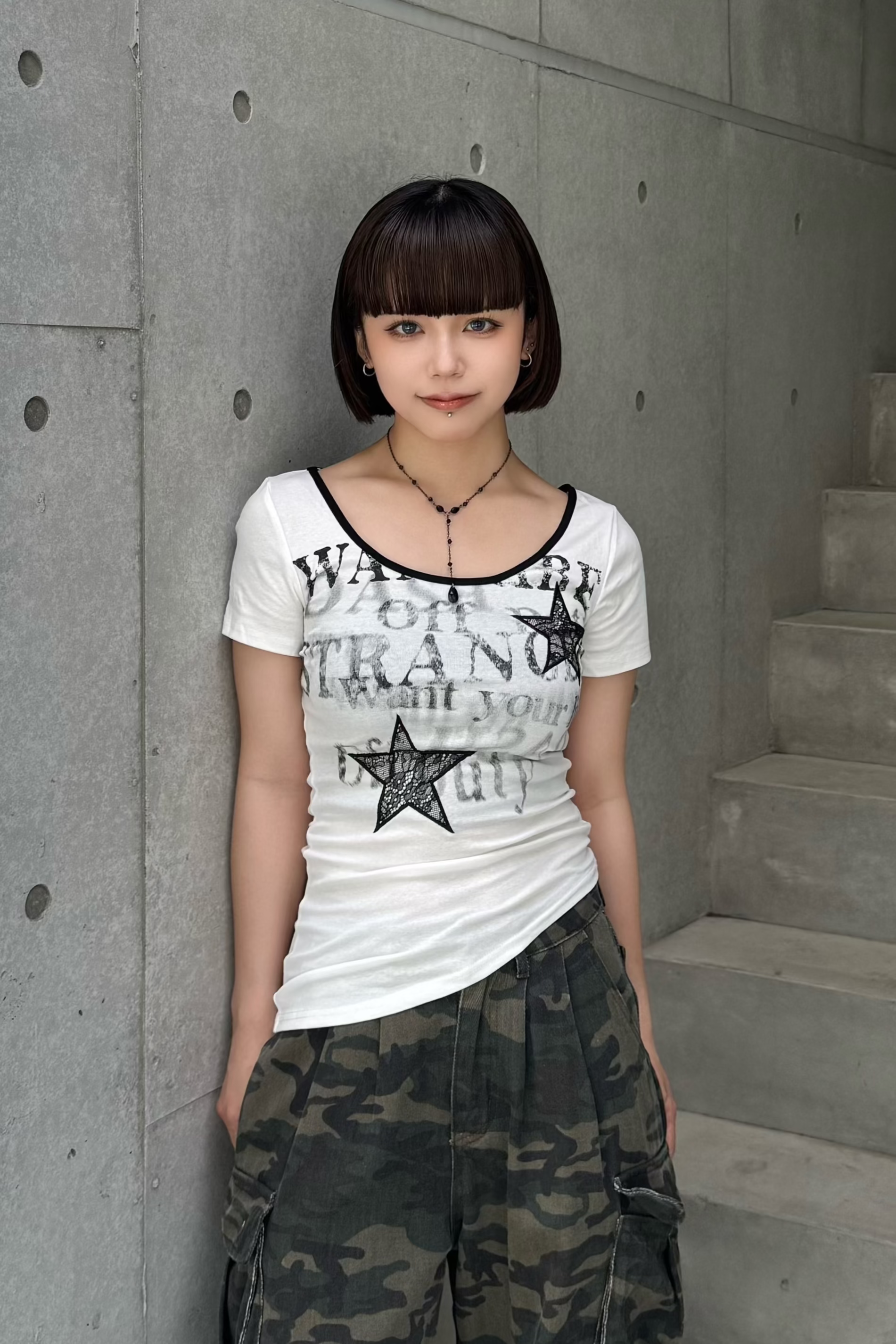asymmetry rock print Tshirt KSG20865