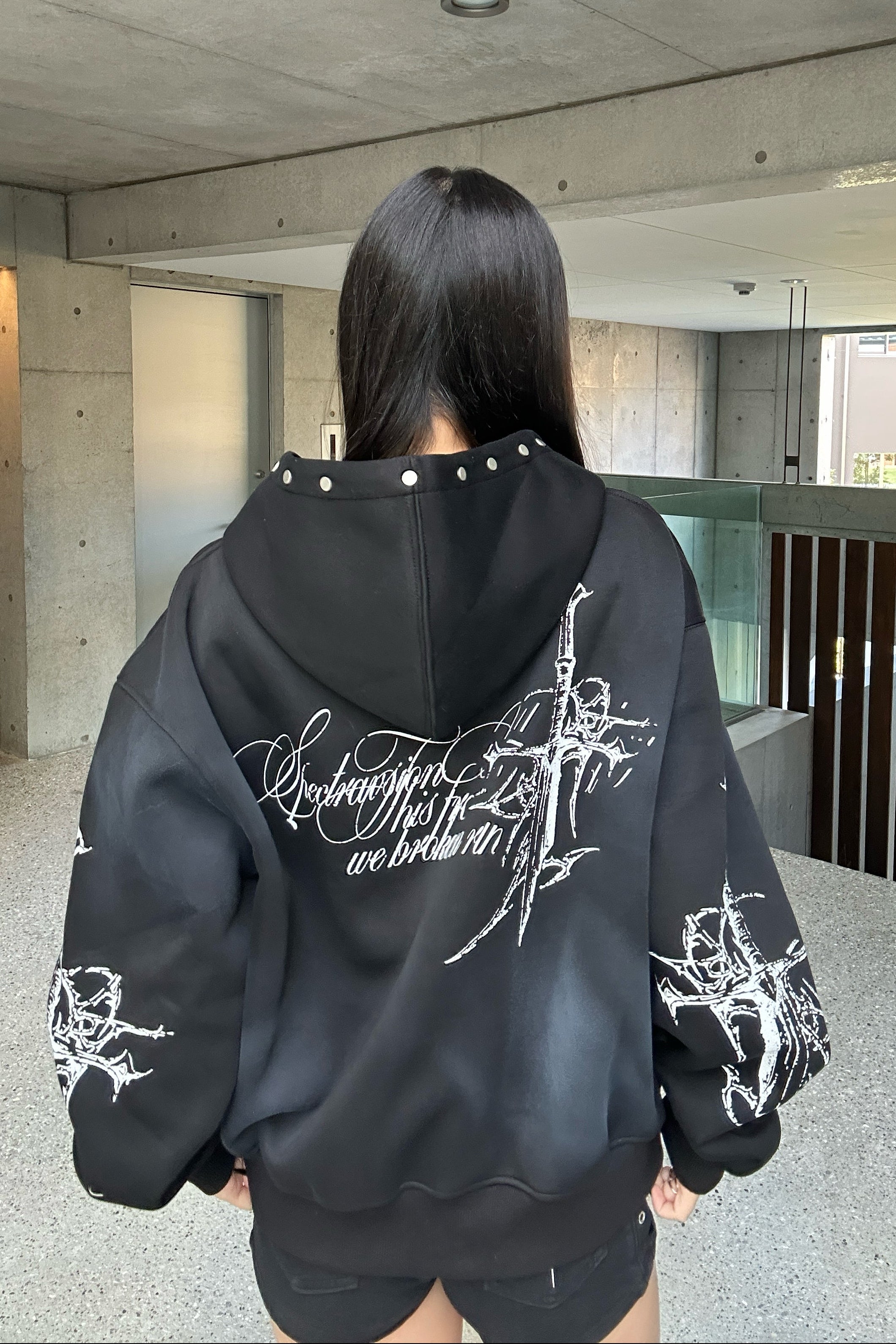 ウォッシュドクロスジップアップパーカー KSG21123