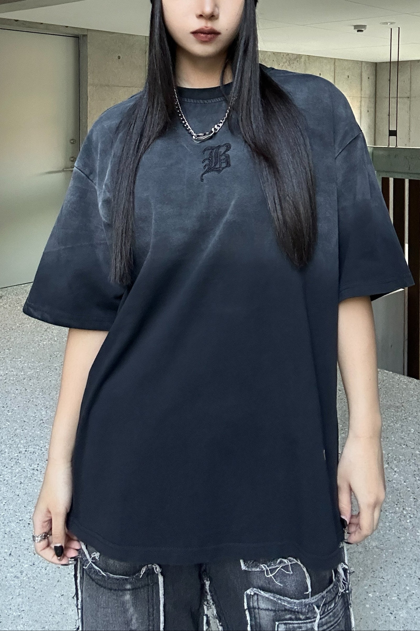 バックプリントグラデーションTシャツ KSG20796