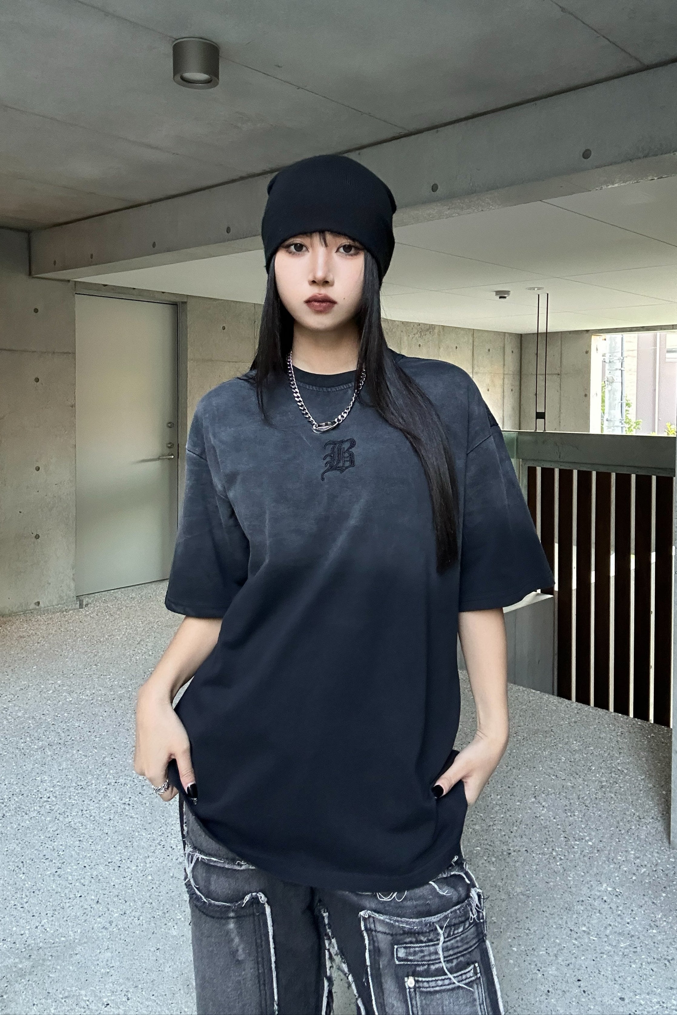 バックプリントグラデーションTシャツ KSG20796