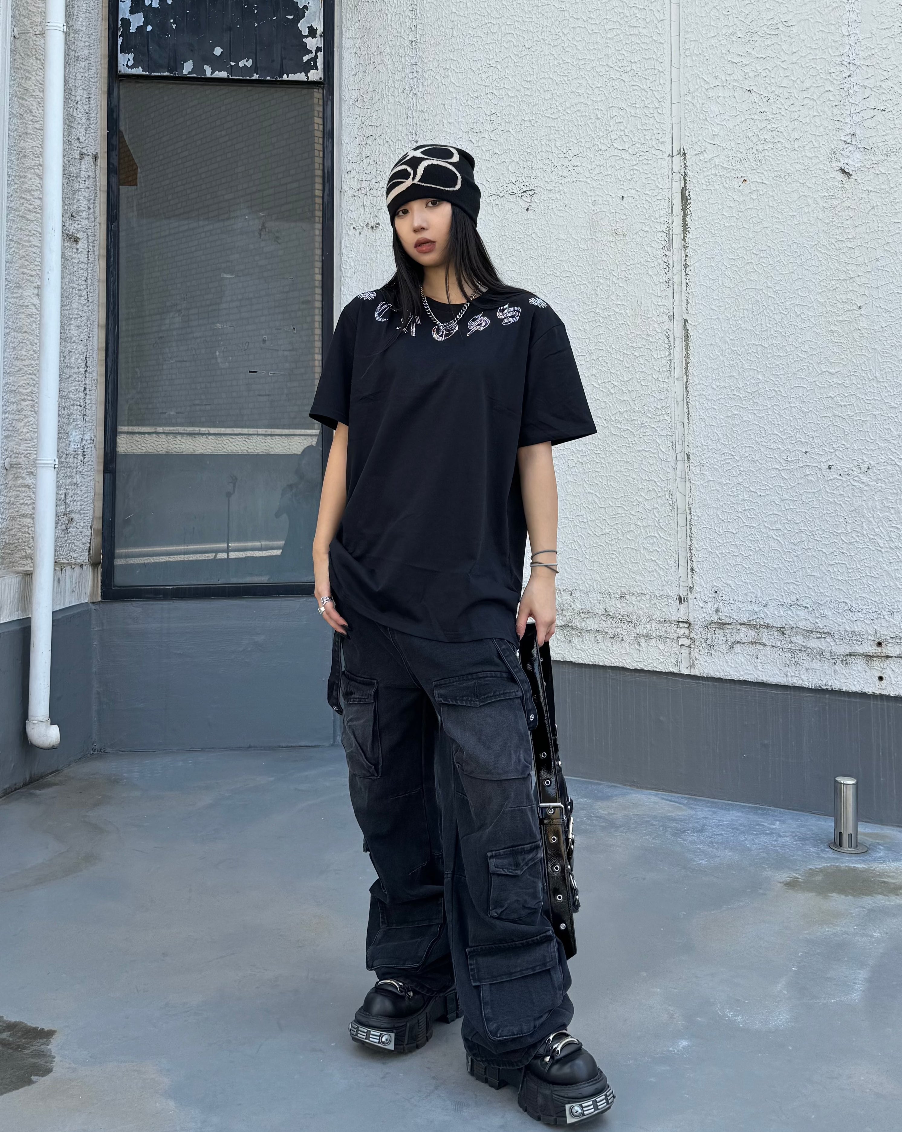 モードクロスメタルTシャツ KSG19080