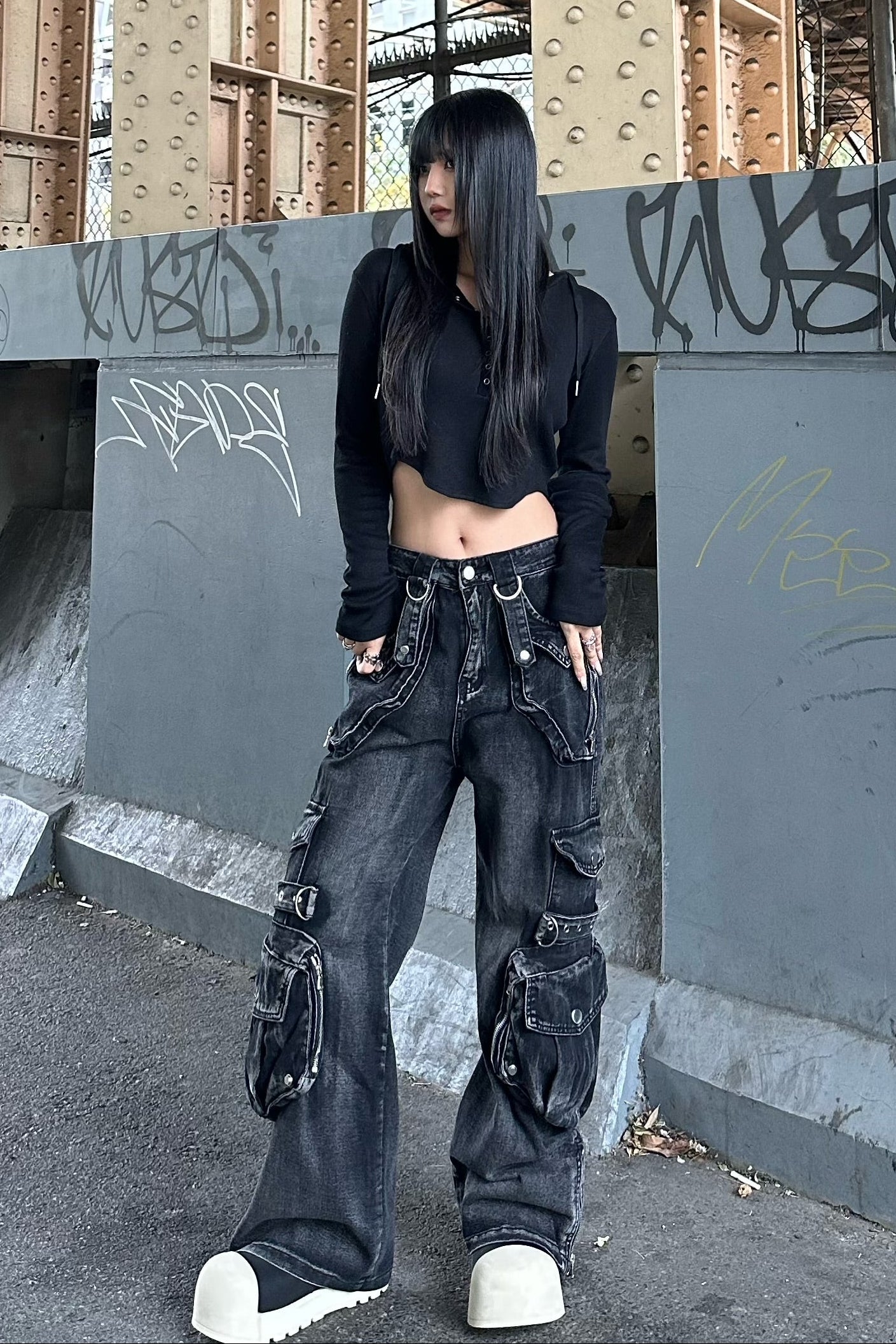 バッククロスフーディートップス KSG21177