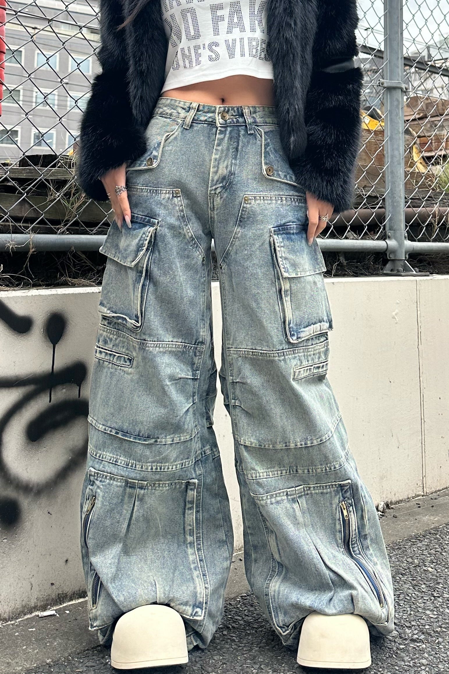 マルチポケットロングストリングパンツ KSG19394