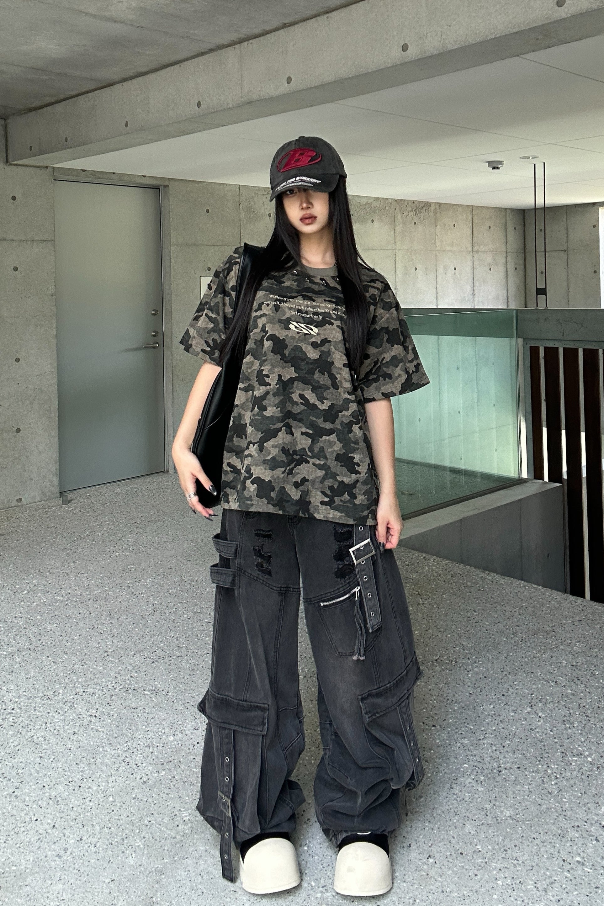 カモフラージュスタッズTシャツ KSG20839