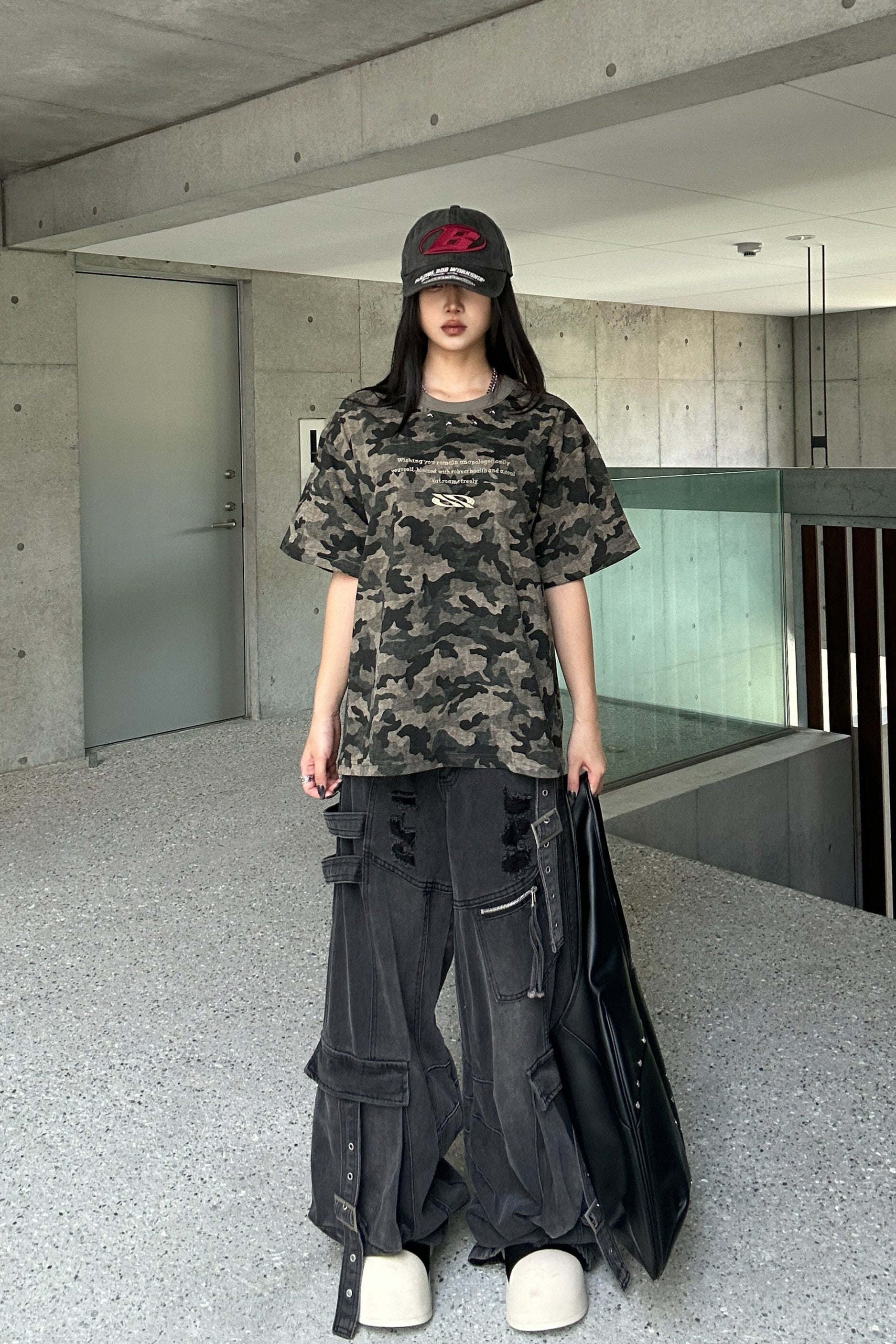 カモフラージュスタッズTシャツ KSG20839