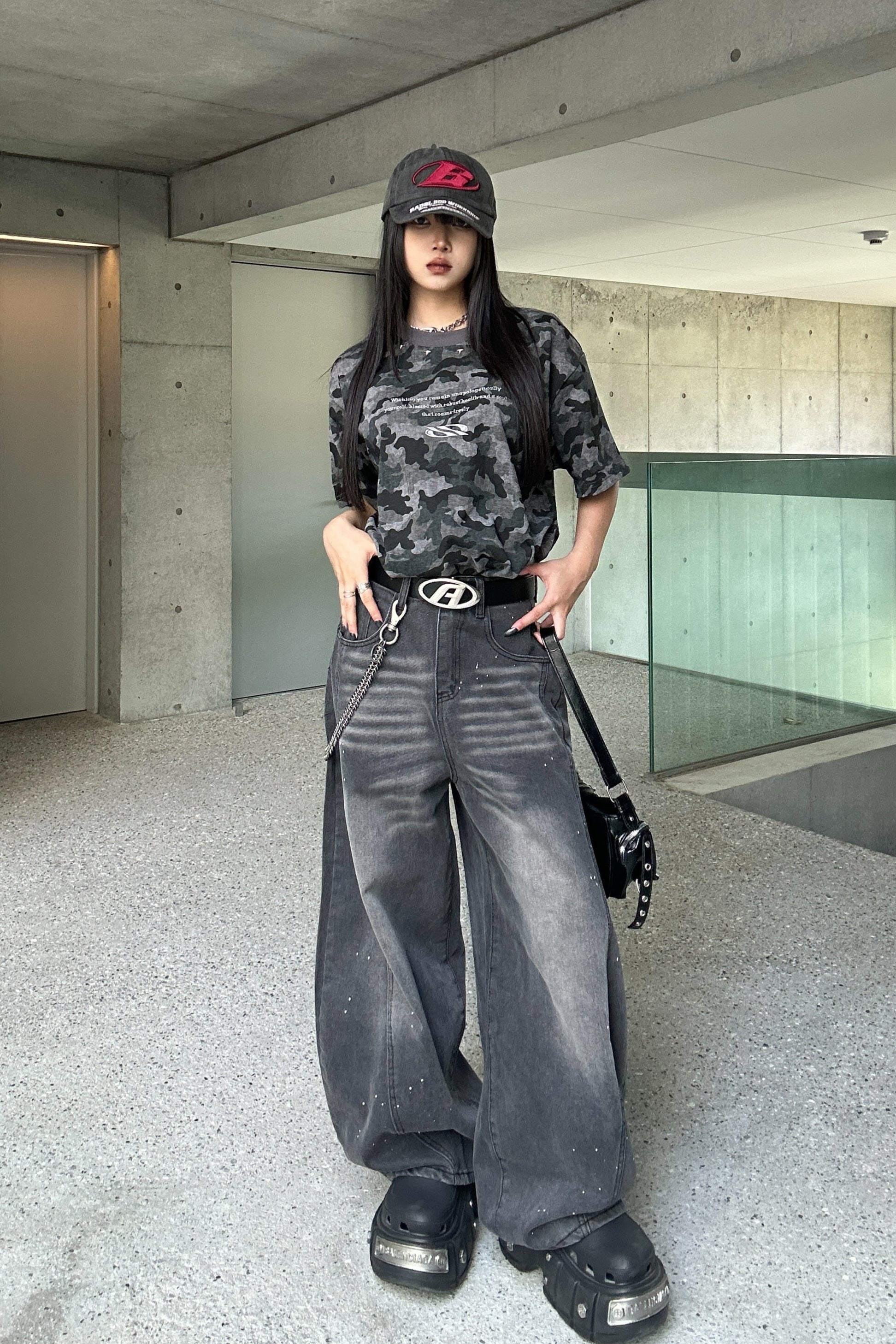 カモフラージュスタッズTシャツ KSG20839