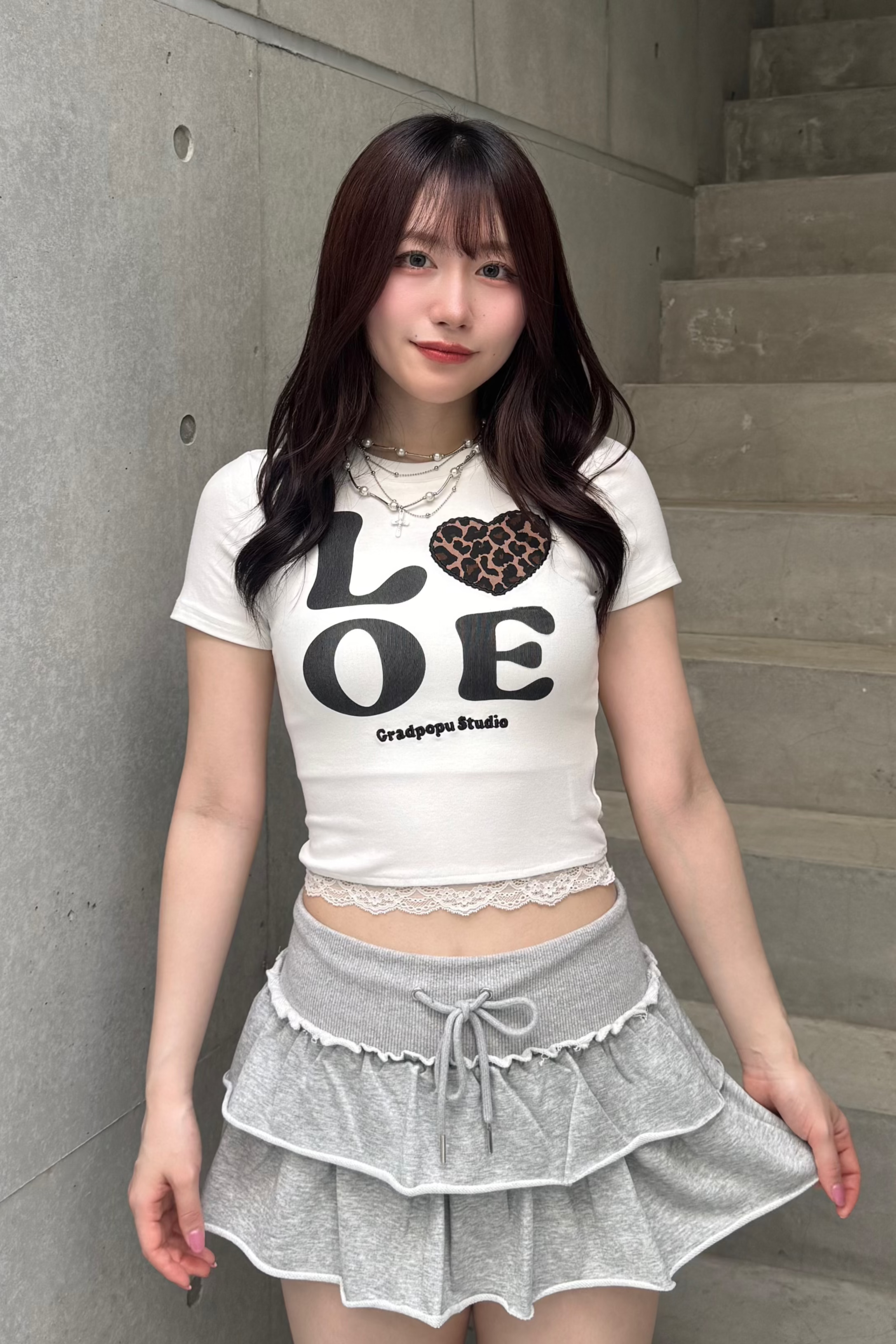 レオパードLOVEクロップドTシャツ KSG20830
