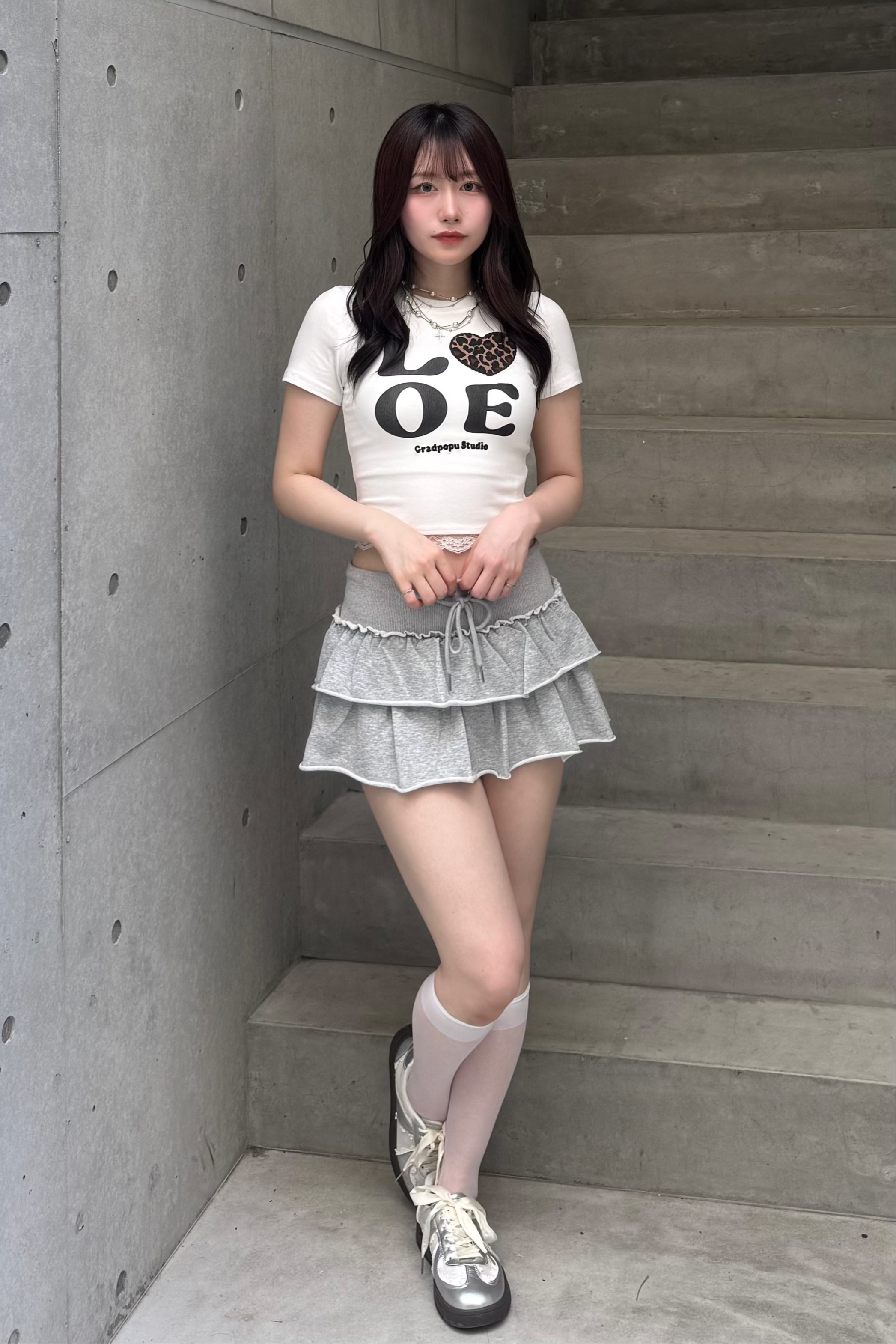 レオパードLOVEクロップドTシャツ KSG20830