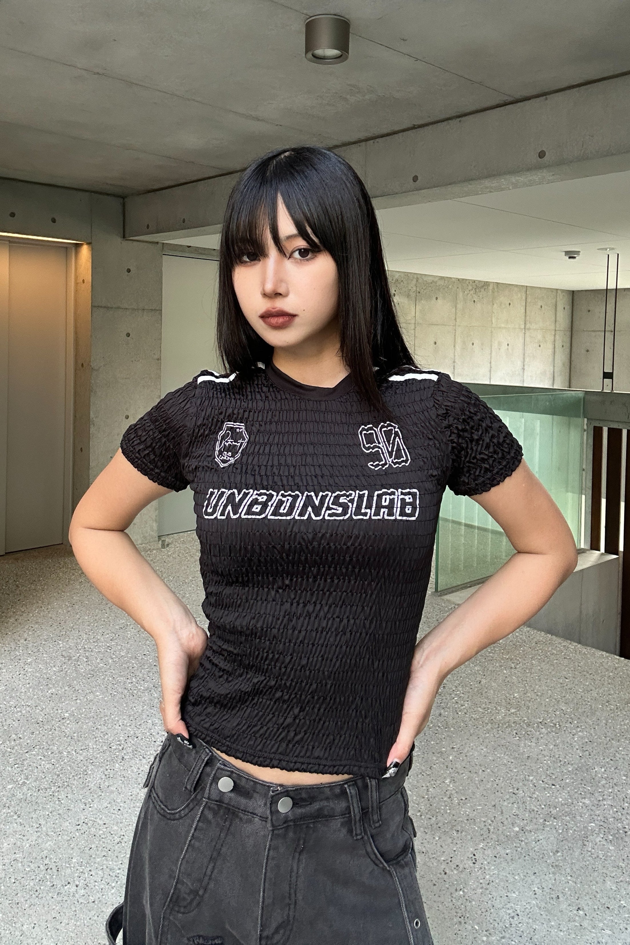 shirring number top KSG20902