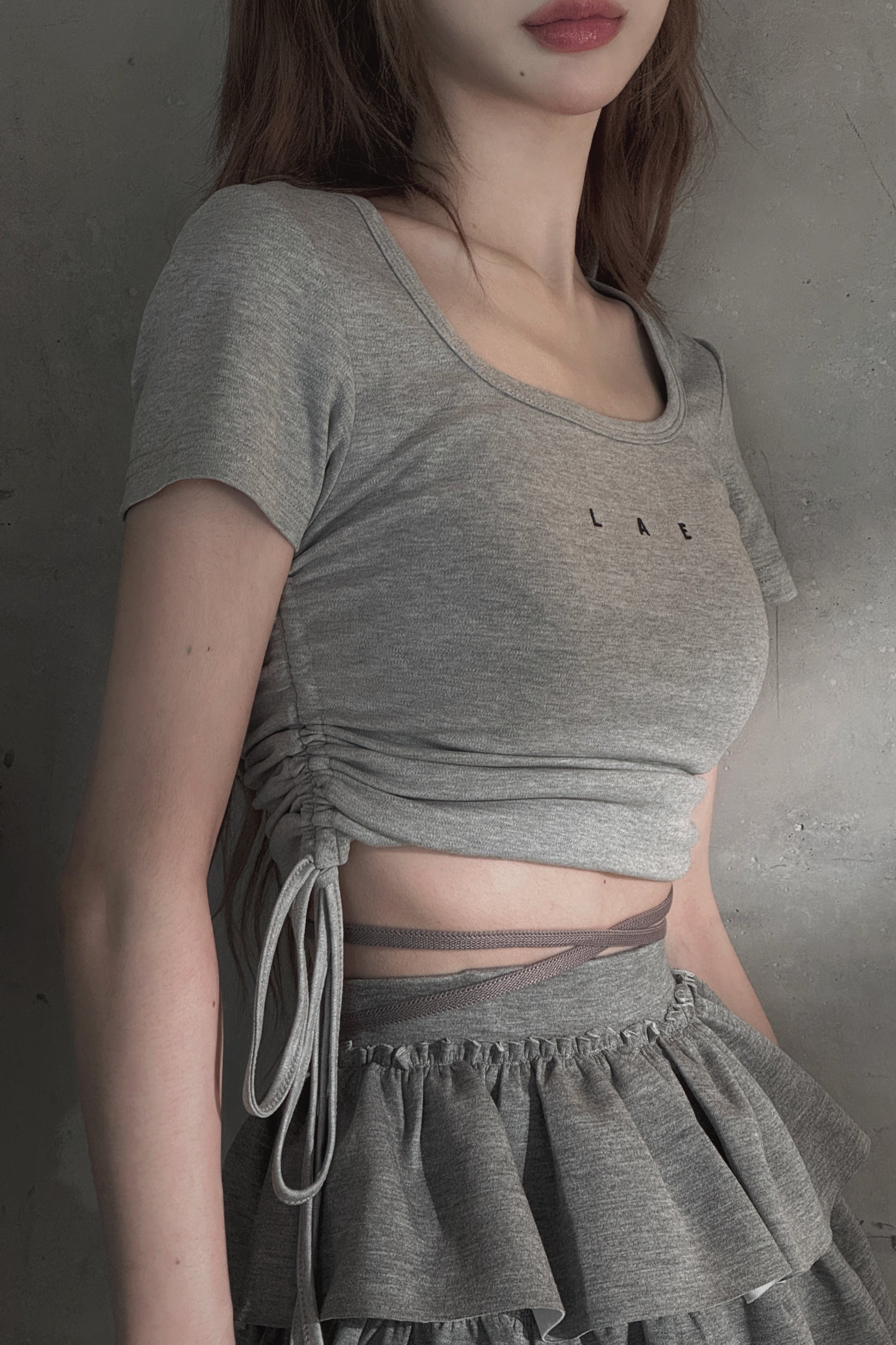 サイドシャーリングトップス KSG20961