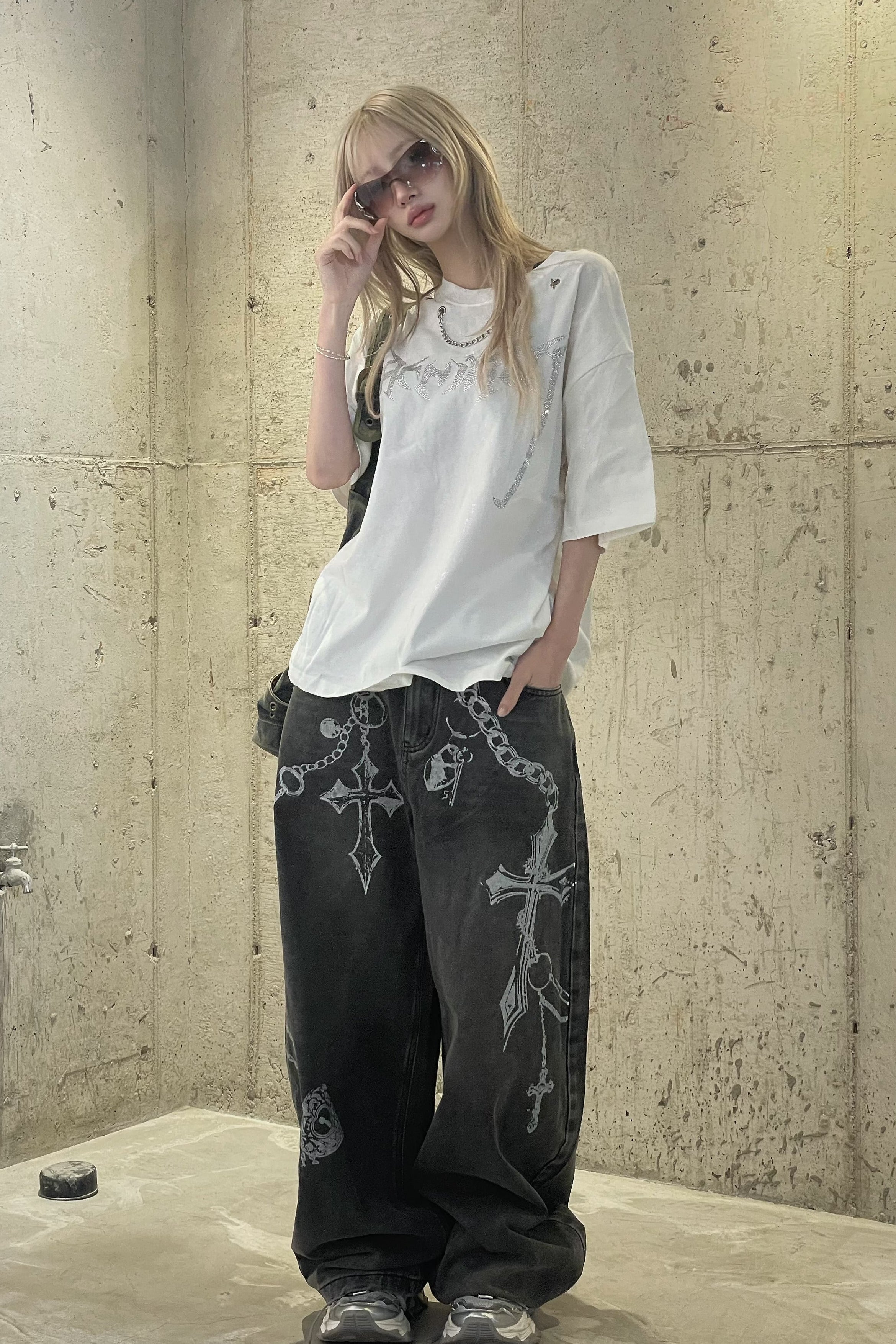 オーバーシルバーストーンTシャツ KSG21264