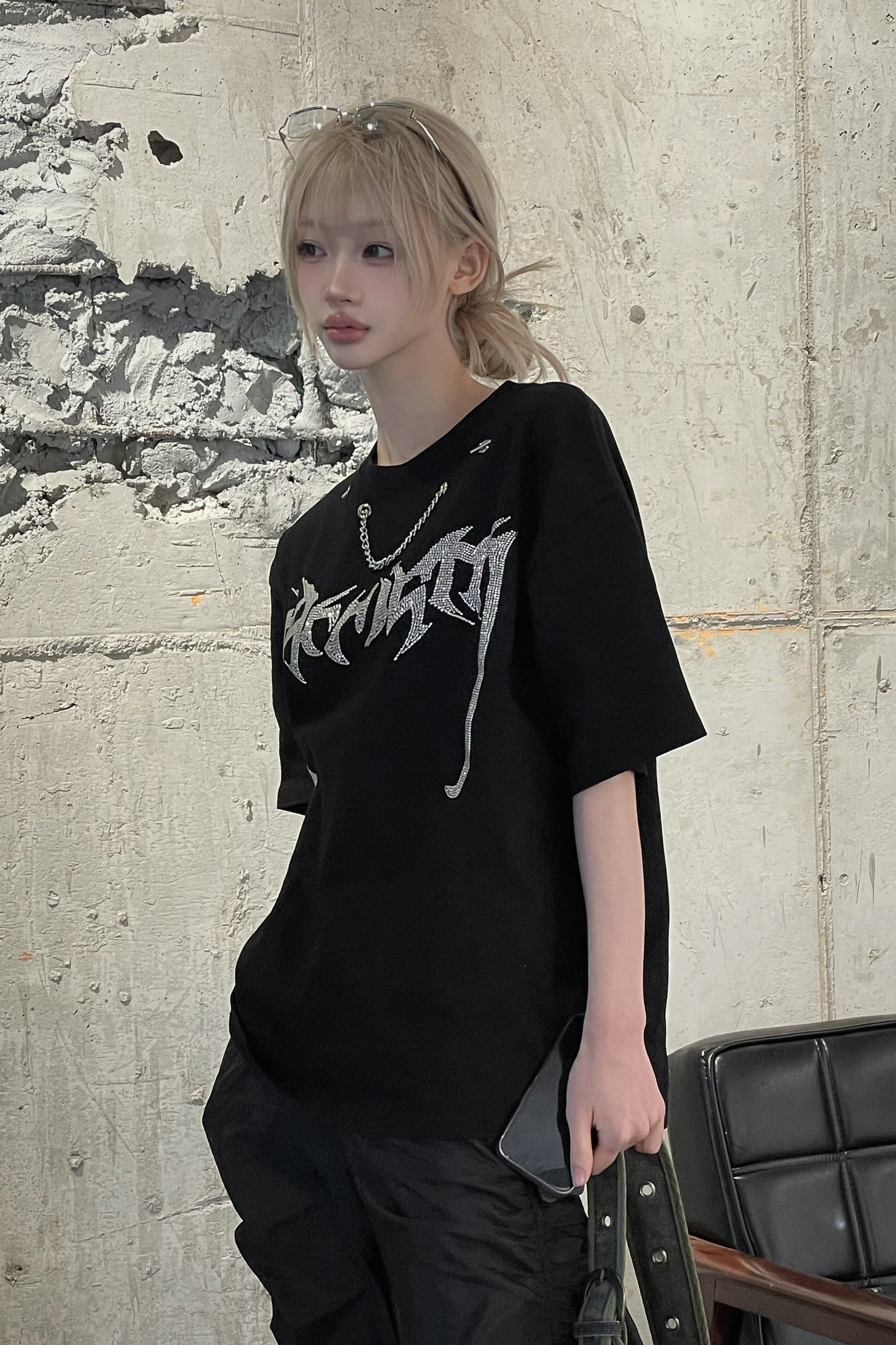 オーバーシルバーストーンTシャツ KSG21264