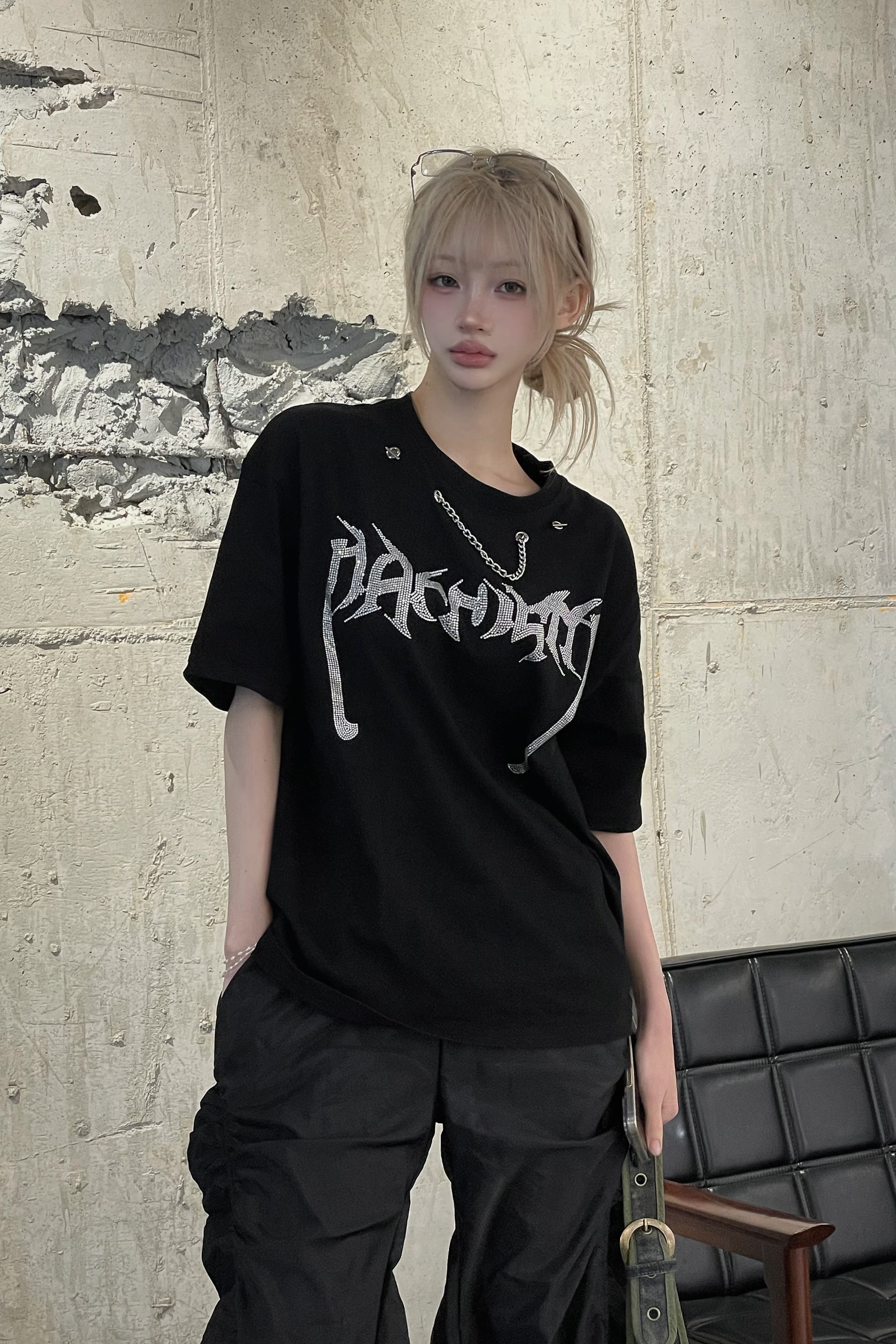 オーバーシルバーストーンTシャツ KSG21264