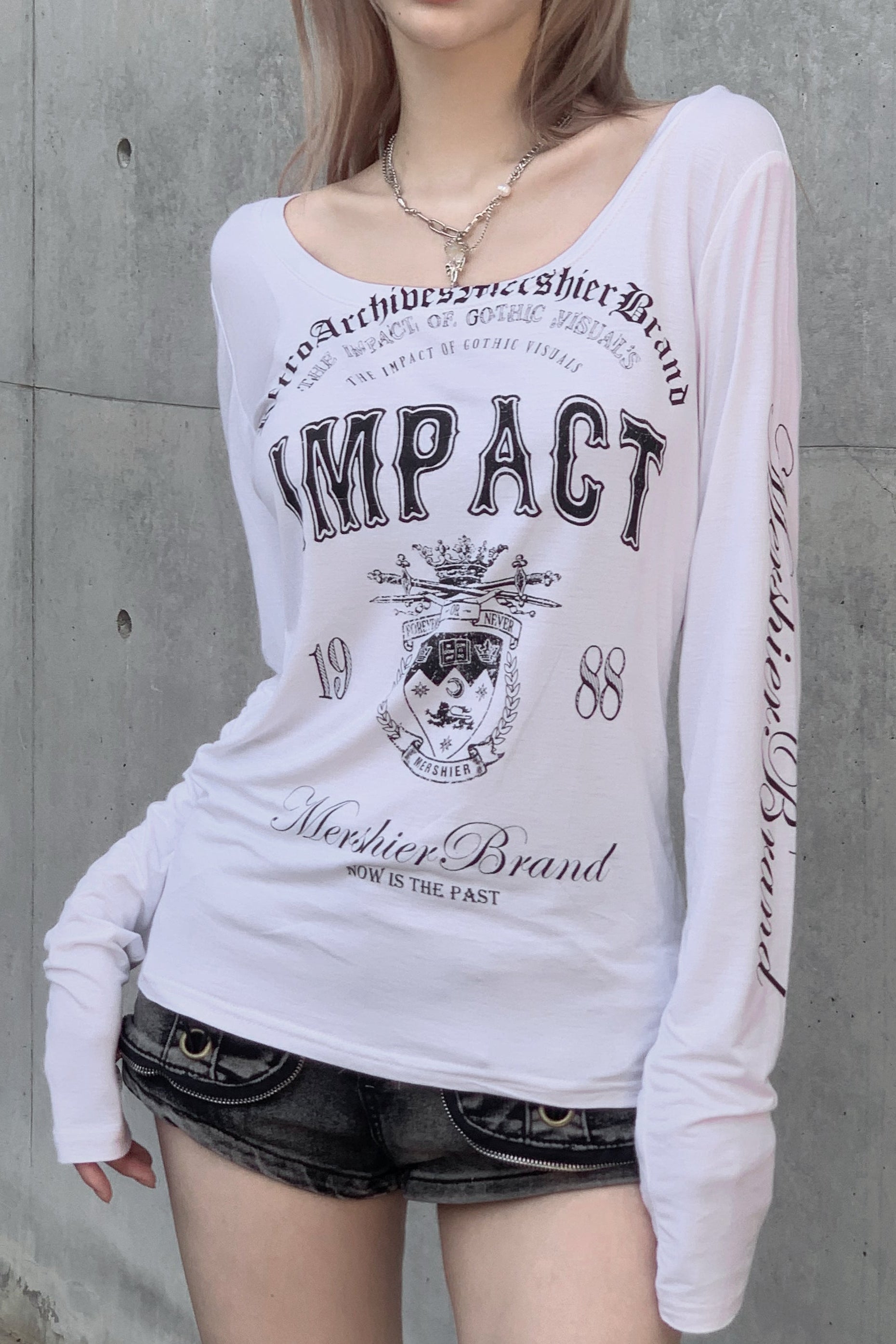 エンブレムレタリングデザインTシャツ KSG21203