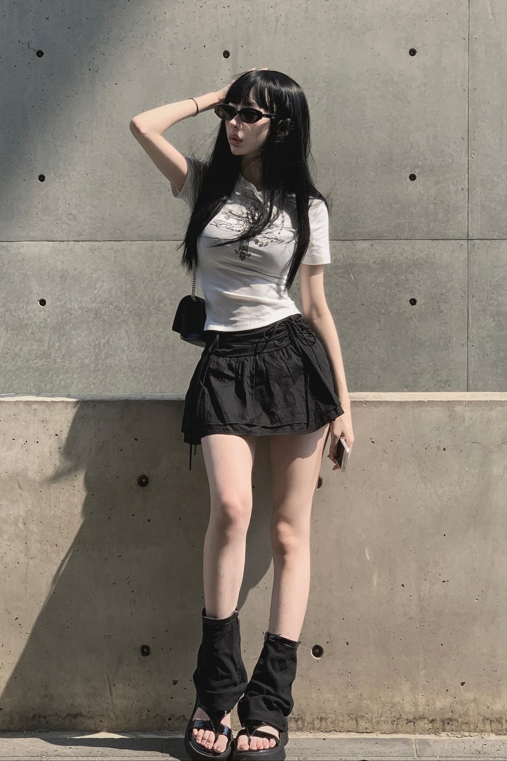 クロスレタリングTシャツ KSG21234