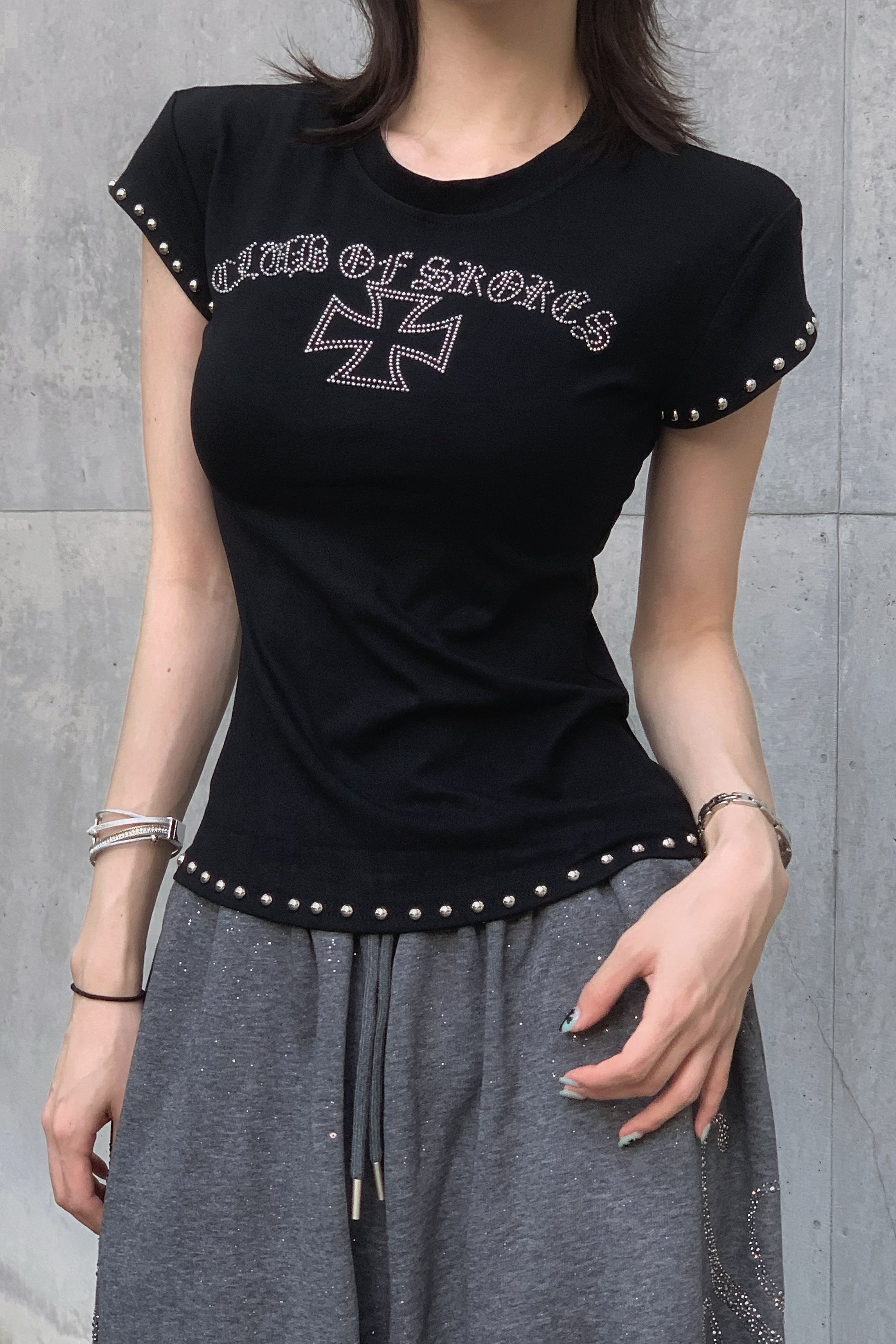 アイコンダブルスタッズTシャツ KSG21373
