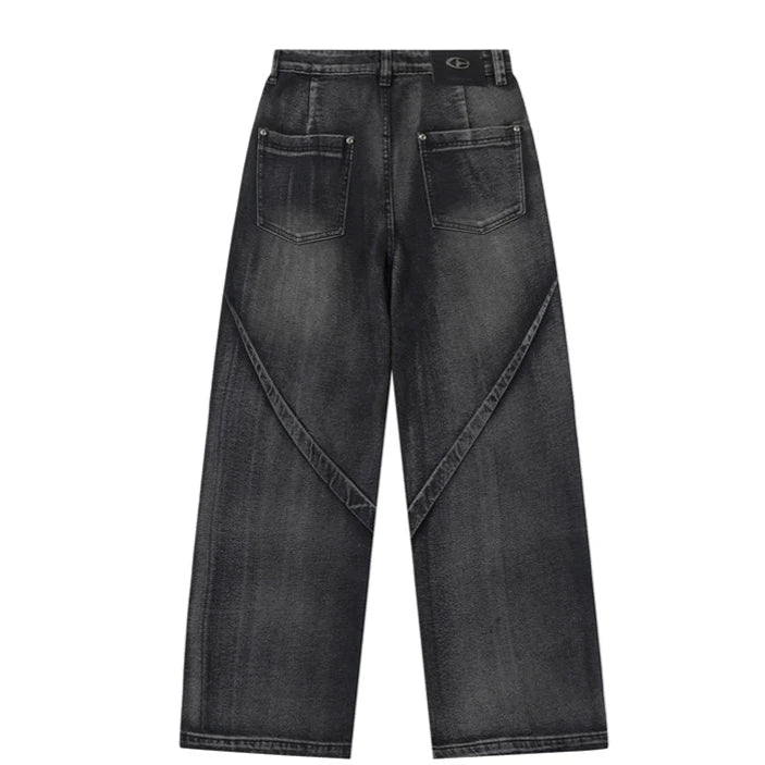 washed design denim KSG19232