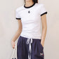 フロントロゴシンプルリンガーTシャツ KSG17734