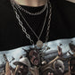 【スピード発送】triple chain necklace KSG20335