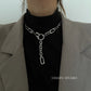 chain ring necklace KSG18043