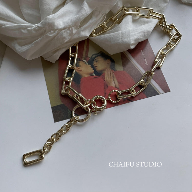 chain ring necklace KSG18043