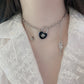 key Heart chain necklace  KSG11598