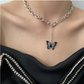 blue butterfly choker necklace KSG12184