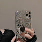 silver heart iphone case KSG13765