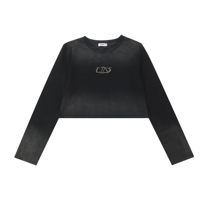 クロップドビンテージロングTシャツ KSG17995