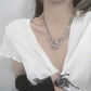heart chain necklace KSG11971