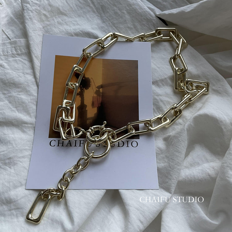 chain ring necklace KSG18043