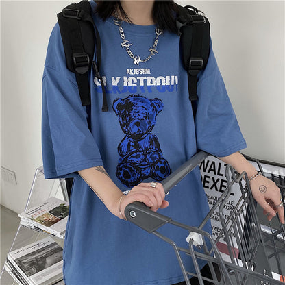 【スピード発送】ベアプリントTシャツ KSG20372