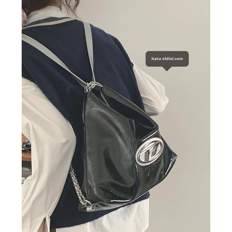 silver logo backpack KSG17909