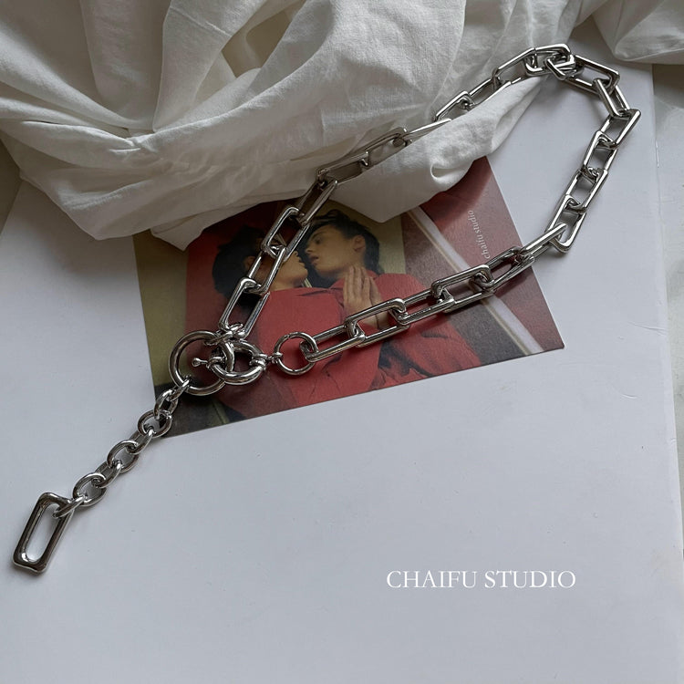 chain ring necklace KSG18043