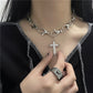 retro cross chain necklace KSG13966