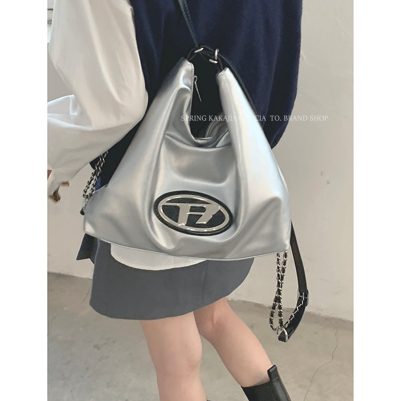 silver logo backpack KSG17909