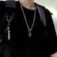 long chain moon necklace KSG11994