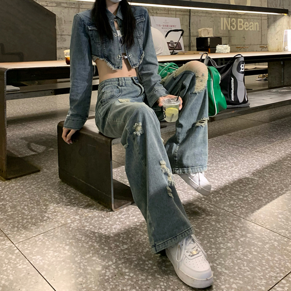trend denim setup KSG14854